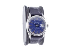 Rolex Stahl Oyster Perpetual Date mit originalem, seltenem Fabrikzifferblatt von 1970