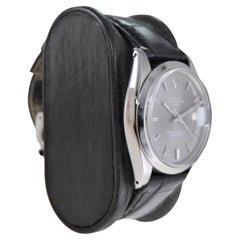 Rolex Oyster Perpetual Date avec cadran anthracite d'origine rare, années 1960