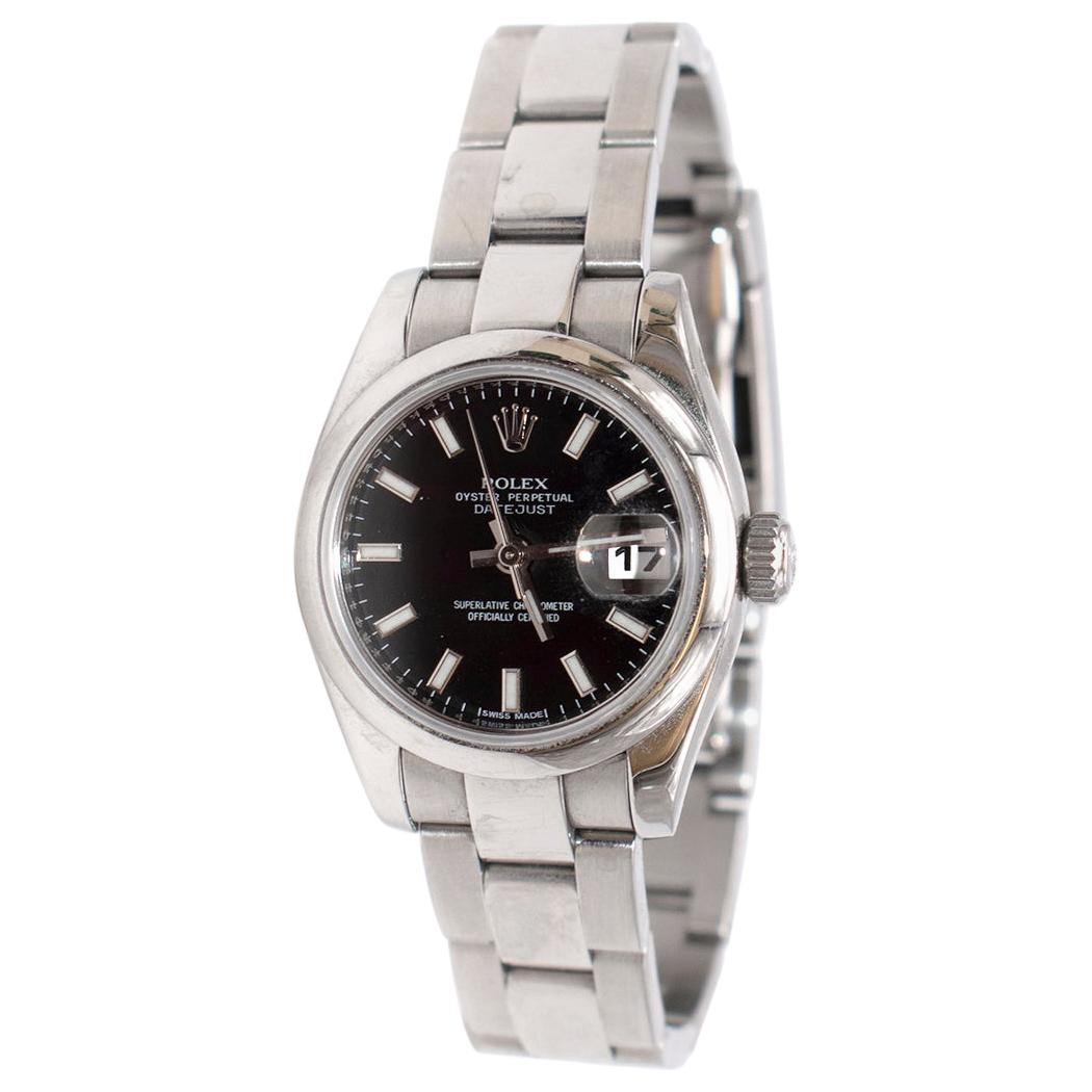 Rolex Steel Oyster Perpetual Datejust 28 Watch For Sale