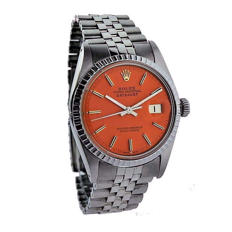 orange face rolex