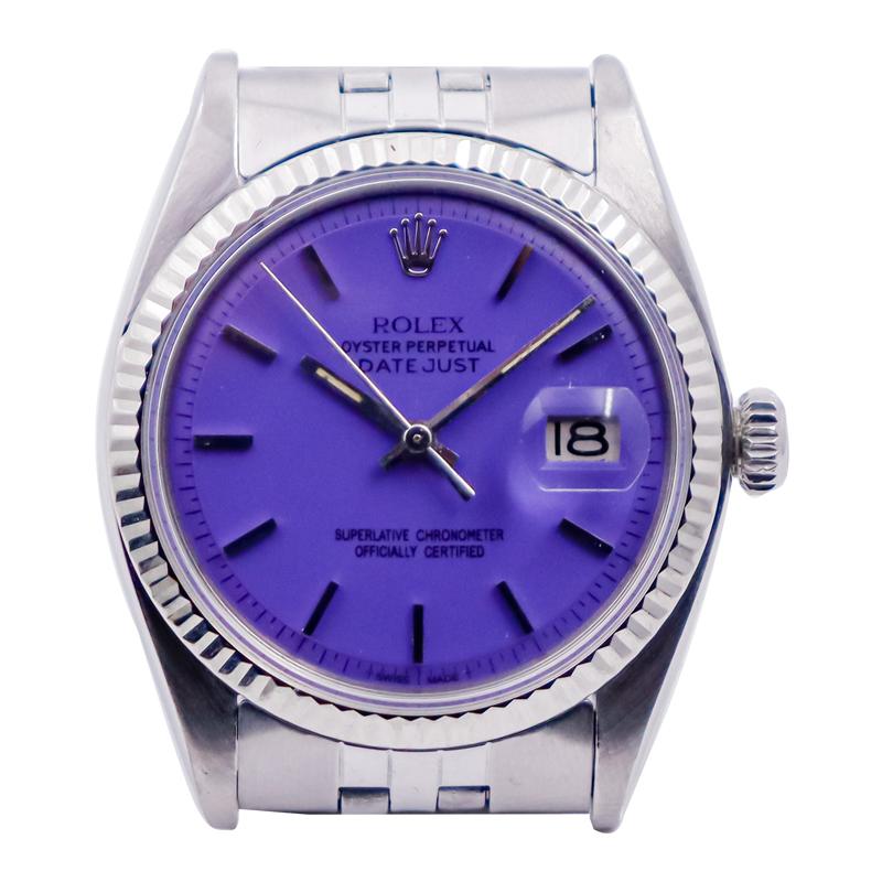 rolex violette