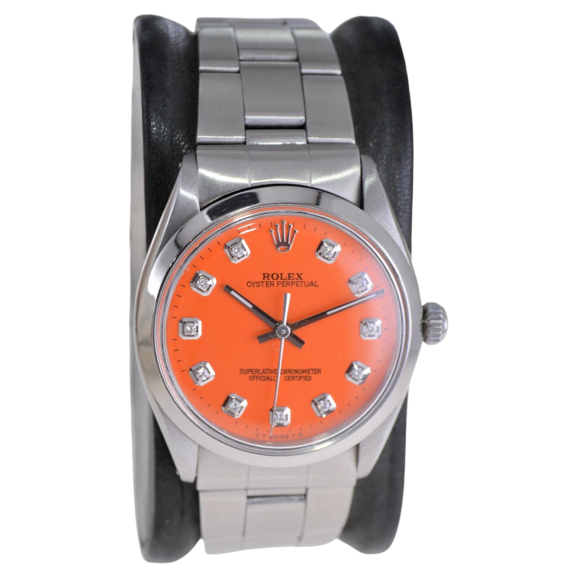 orange face rolex