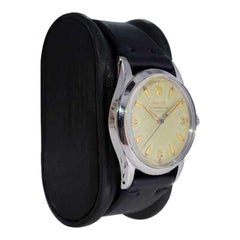 Rolex Steel Oyster Perpetual with Rare Factory Original "Deep Sea" Dial 1956