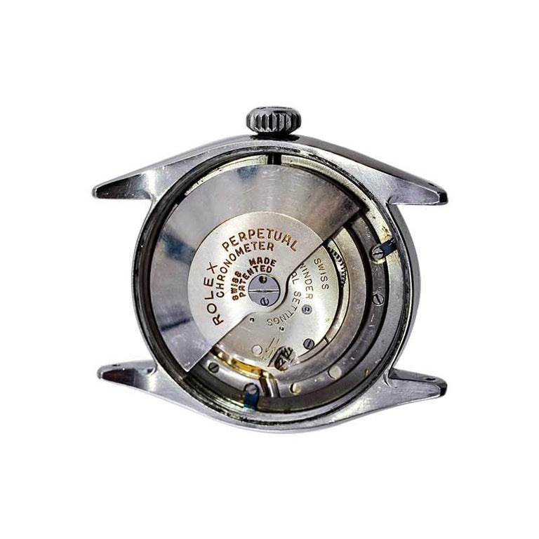 Rolex Steel Oyster Perpetual with Restored and Patinated Dial 1953