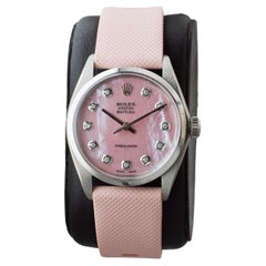 Rolex Steel Oyster Royal with Custom Made Mother of Pearl Diamond Dial