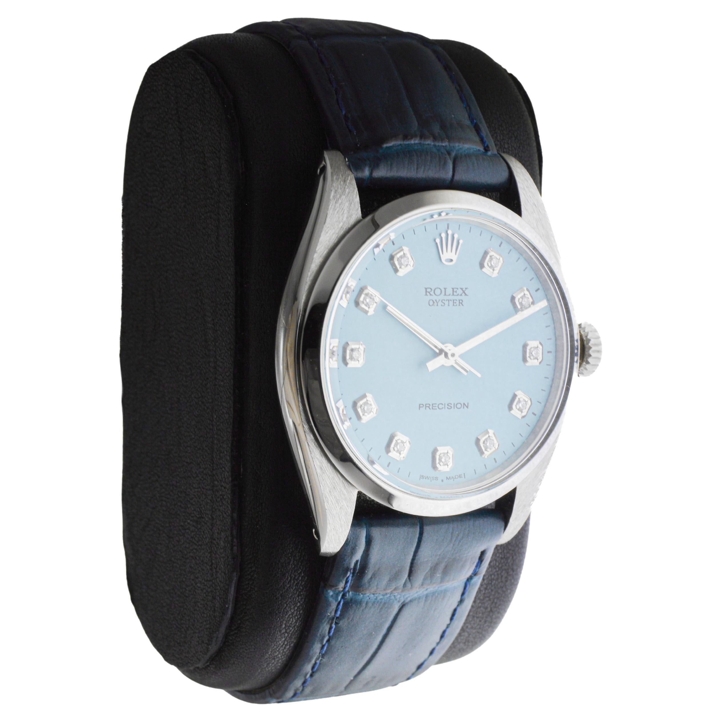 FÁBRICA / CASA: Rolex Watch Company
ESTILO / REFERENCIA: Ostra / Referencia 6426
METAL / MATERIAL: Acero inoxidable
CIRCA / AÑO: 1970
DIMENSIONES / TAMAÑO: Longitud 41mm 