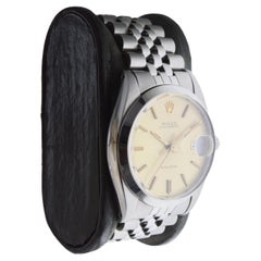 Rolex Steel Oysterdate with Factory Original Champagne Dial circa, 1960's