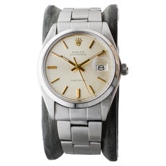 Rolex Oysterdate de acero con esfera champán original de fábrica circa