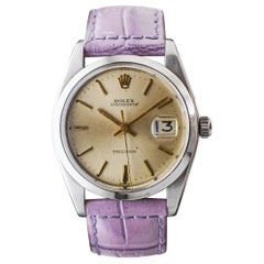 Rolex Steel Oysterdate with Factory Original Light Champagne Dial, 1960s