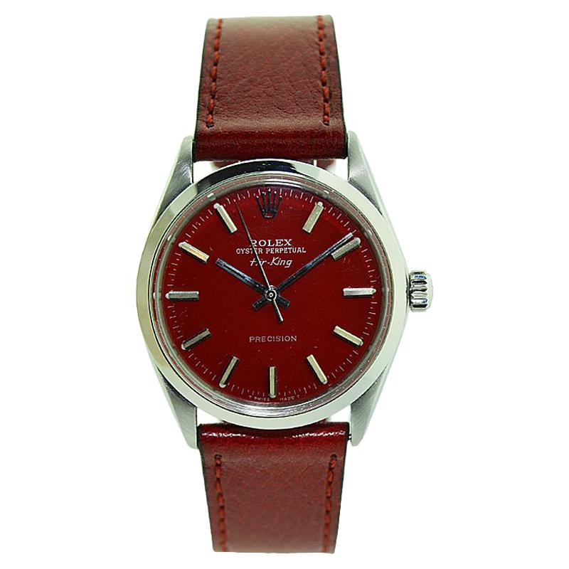 Rolex Steel Perpetual Oyster with Custom Dial from 1969 or 1970