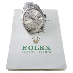 Rolex Steel Quickset Datejust with Original Box and Papers from 1978 or 1979