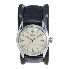 Rolex Steel Rare Super Oyster Model with Original Dial from the Mid 1950's
