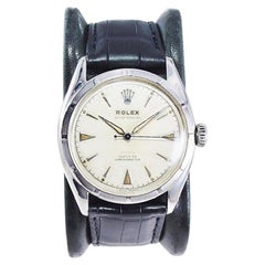 Rolex Steel Rare Super Oyster Model with Original Dial from the Mid 1950's