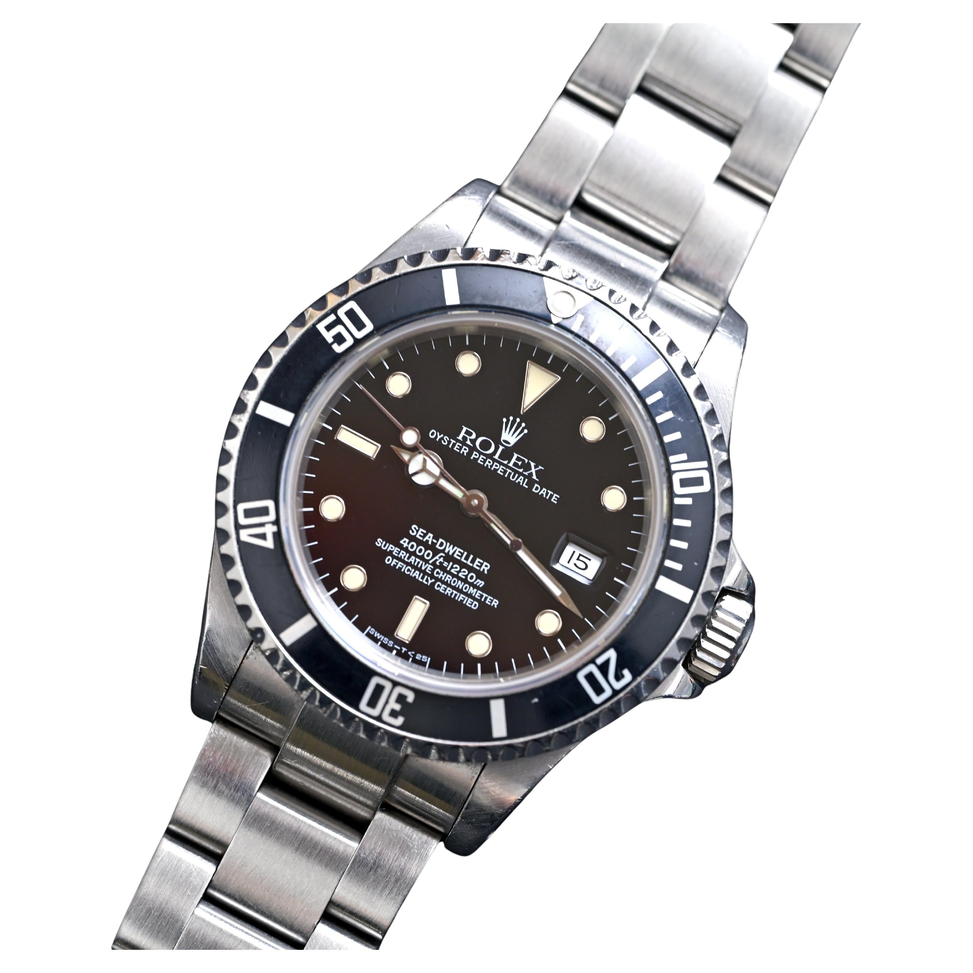 Rolex Steel Sea-Dweller w/ Oyster Bracelet Ref. 16600 For Sale