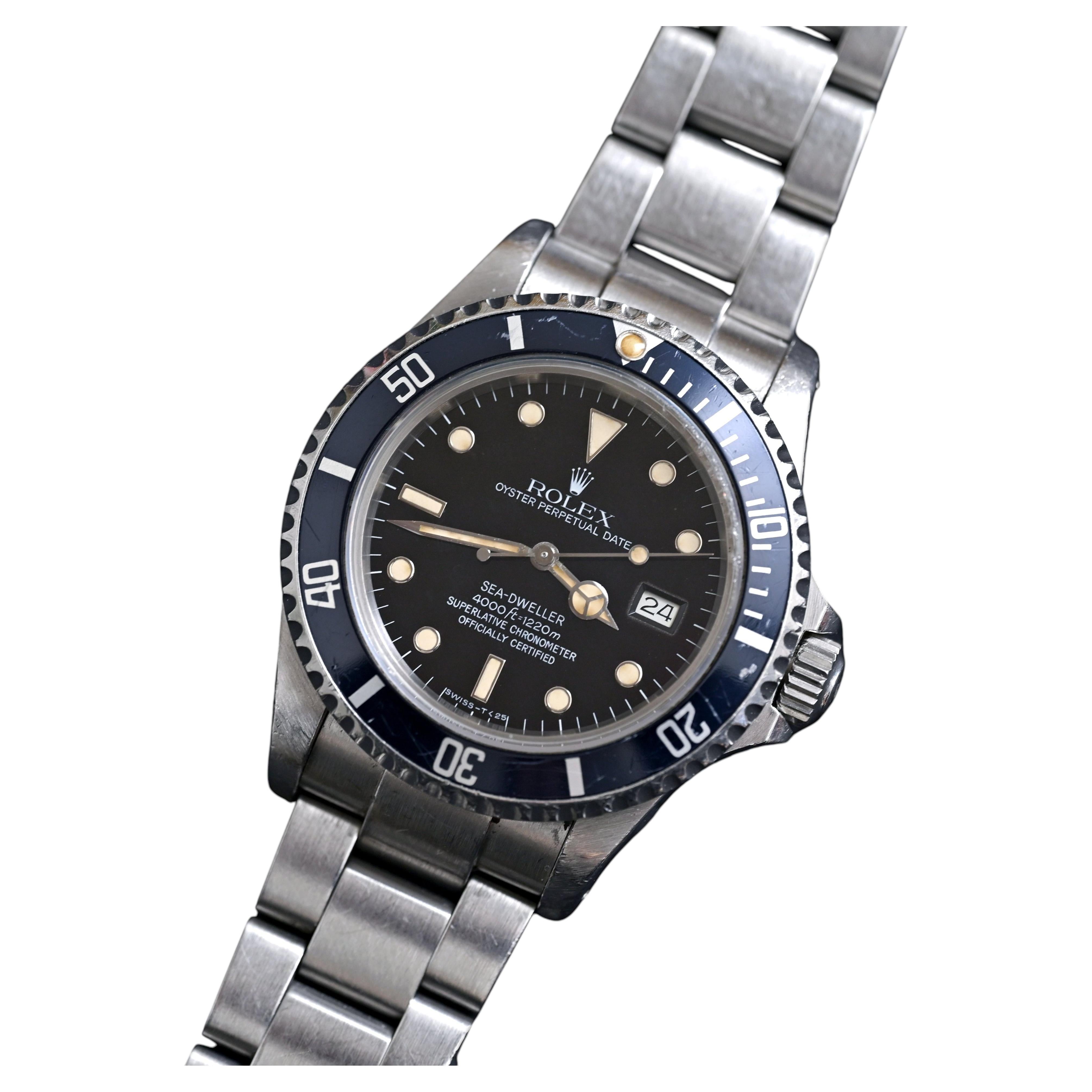 Rolex Steel Sea-Dweller w/ Oyster Bracelet Ref. 16660 en vente