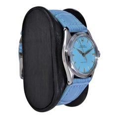 Rolex Steel Speedking with Custom Colored Dial and Gilt Hands from 1962