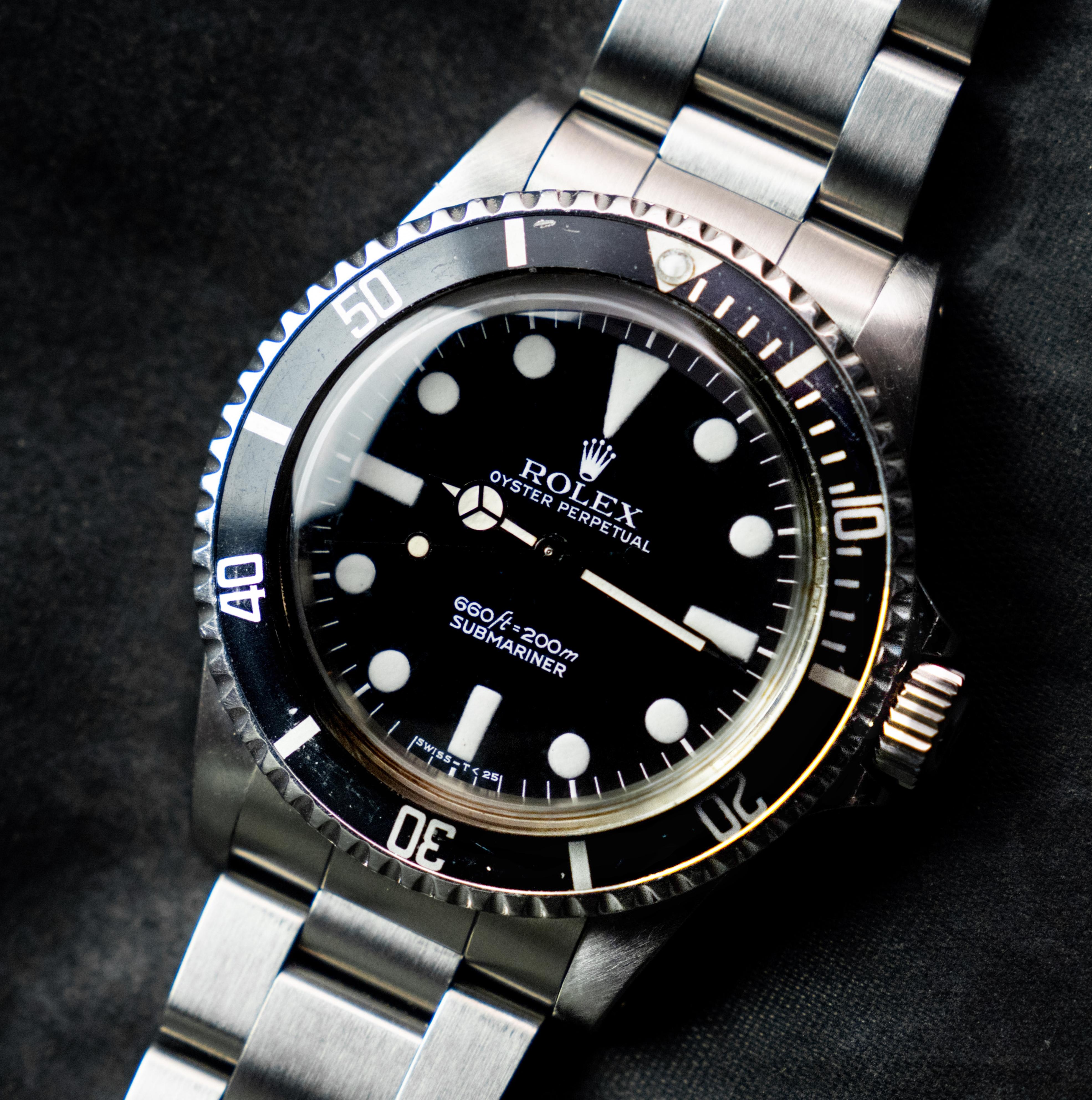 Rolex Steel Submariner Maxi MK I Matte Dial 5513 Steel Automatic Watch, 1978 For Sale 1
