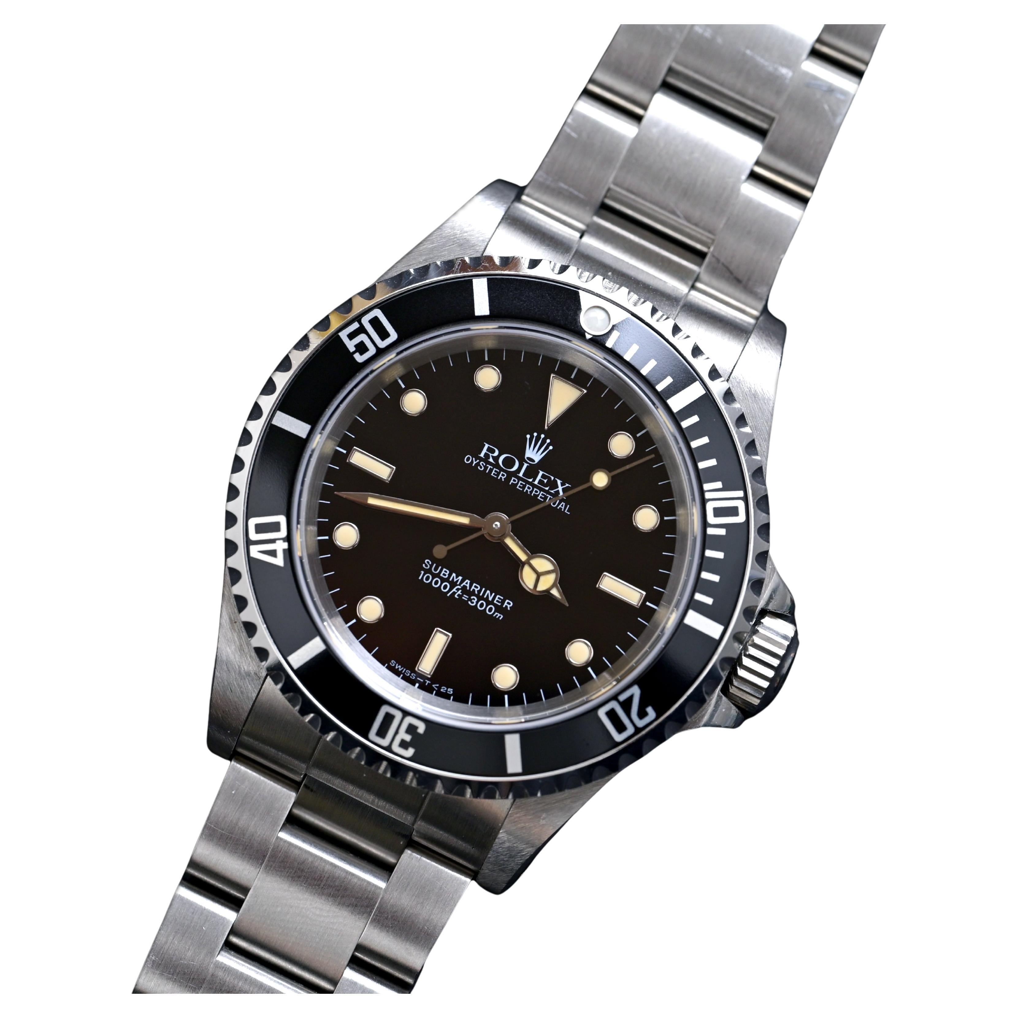 Rolex Steel Submariner No Date w/ Box 
paper Ref. 14060 For Sale