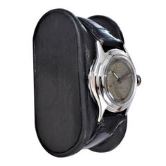 Rolex Steel Tudor Sky Rocket Geneve with Original Luminous Dial and Hands 1940's