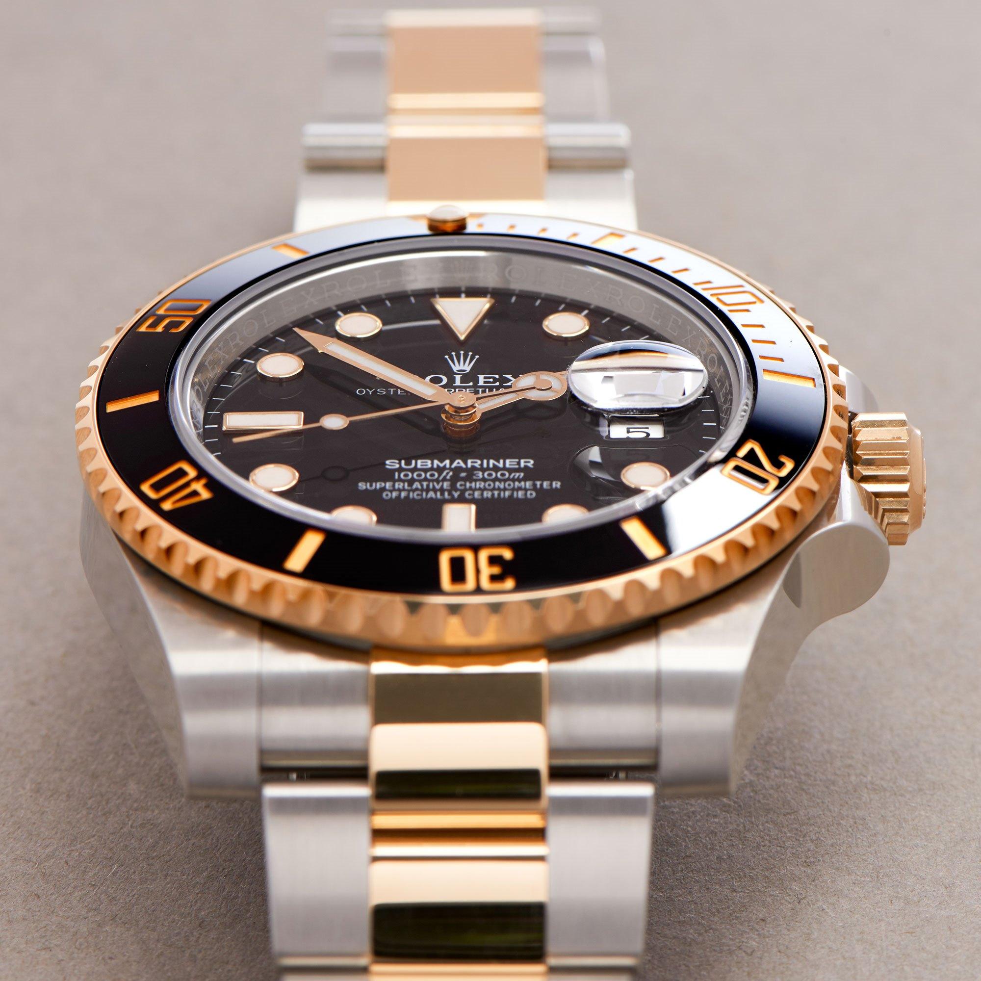 Rolex Submariner 0 116613LN Men Yellow Gold & Stainless Steel 0 Watch 4