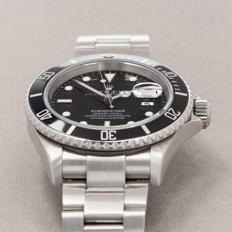 Rolex Submariner 0 16610 Men Stainless Steel 0 Watch 4