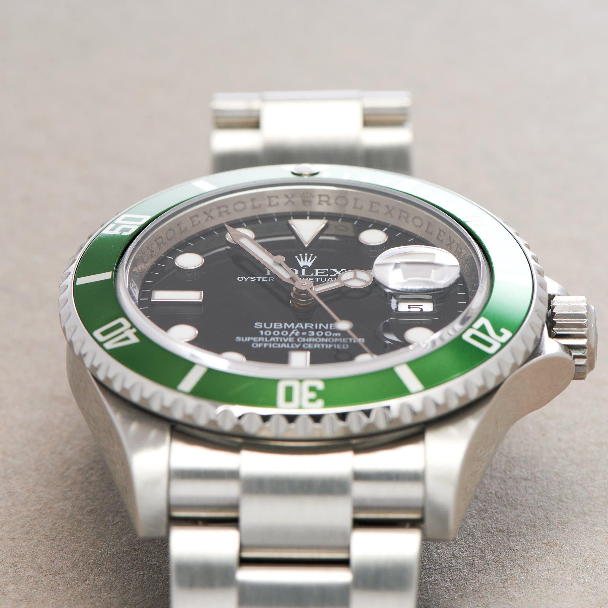 Rolex Submariner 0 16610LV Men Stainless Steel 0 Watch For Sale 1