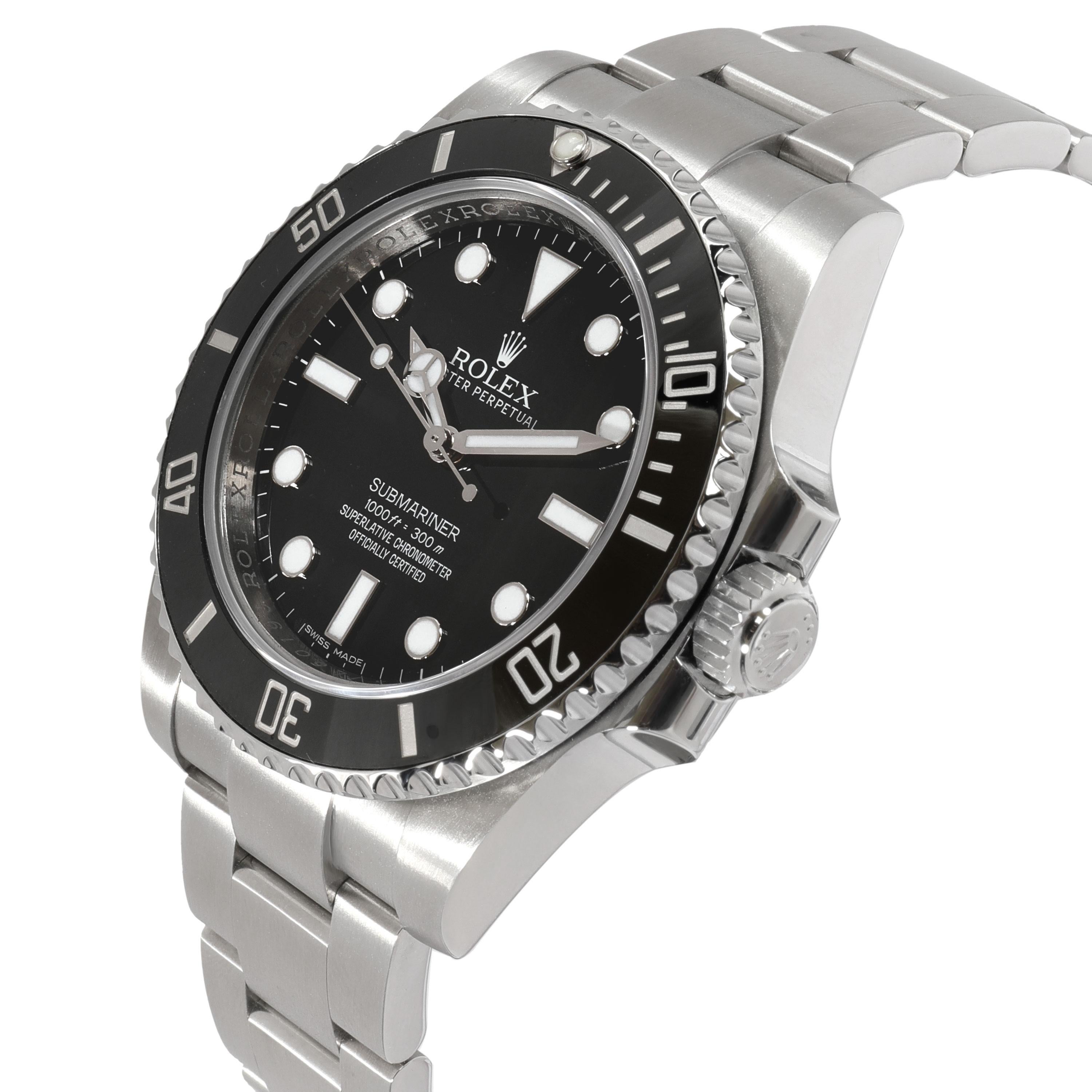 Rolex Submariner 114060 Men's Watch in Stainless Steel In Excellent Condition In New York, NY