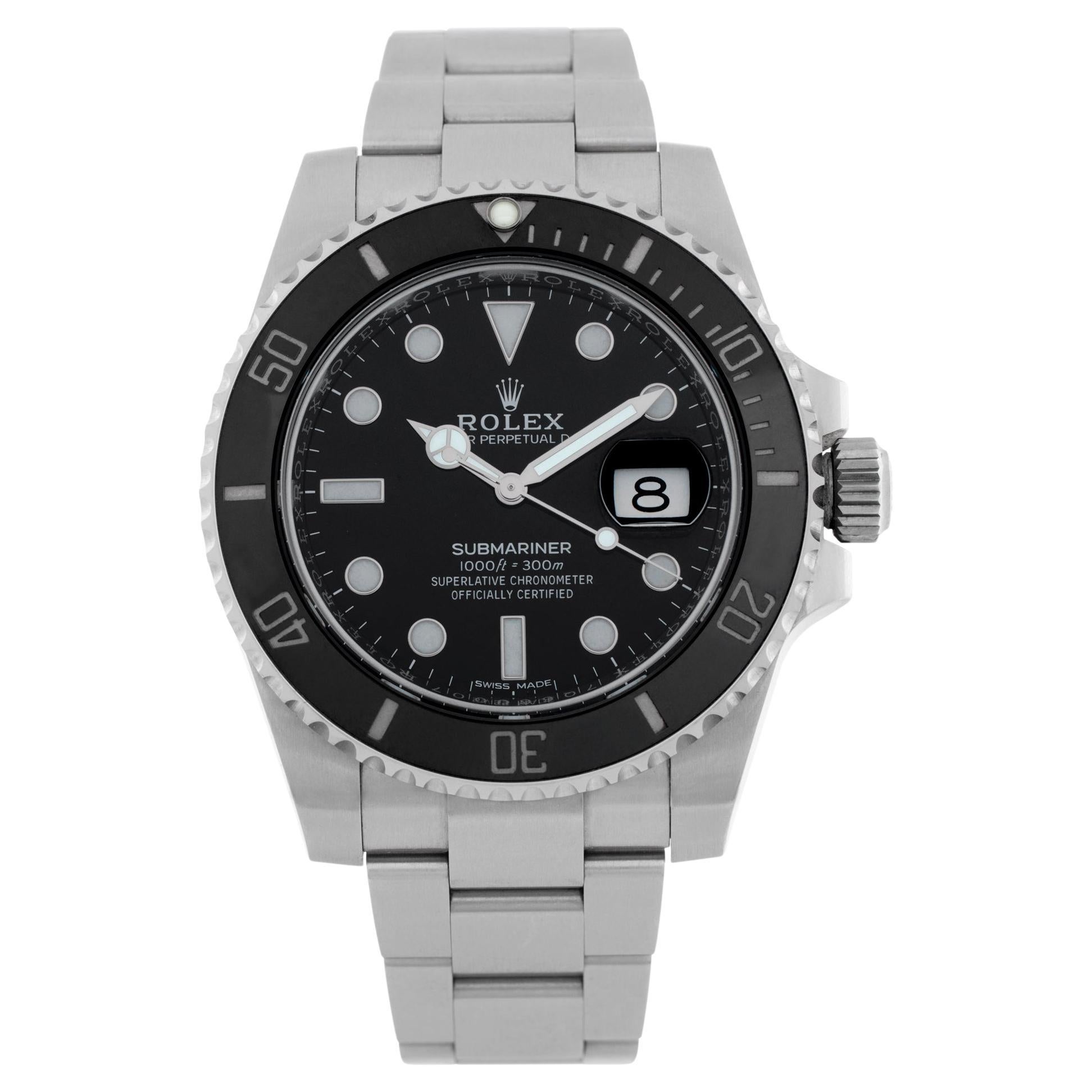 Rolex Submariner 116610 Automatic Watch Stainless Steel Black Dial