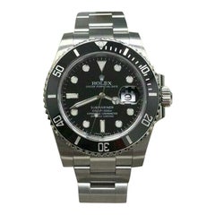 Rolex Submariner 116610 Black Ceramic Stainless Steel Box and Papers, 2016