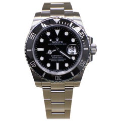 Rolex Submariner 116610 Black Ceramic Stainless Steel Box and Papers, 2018
