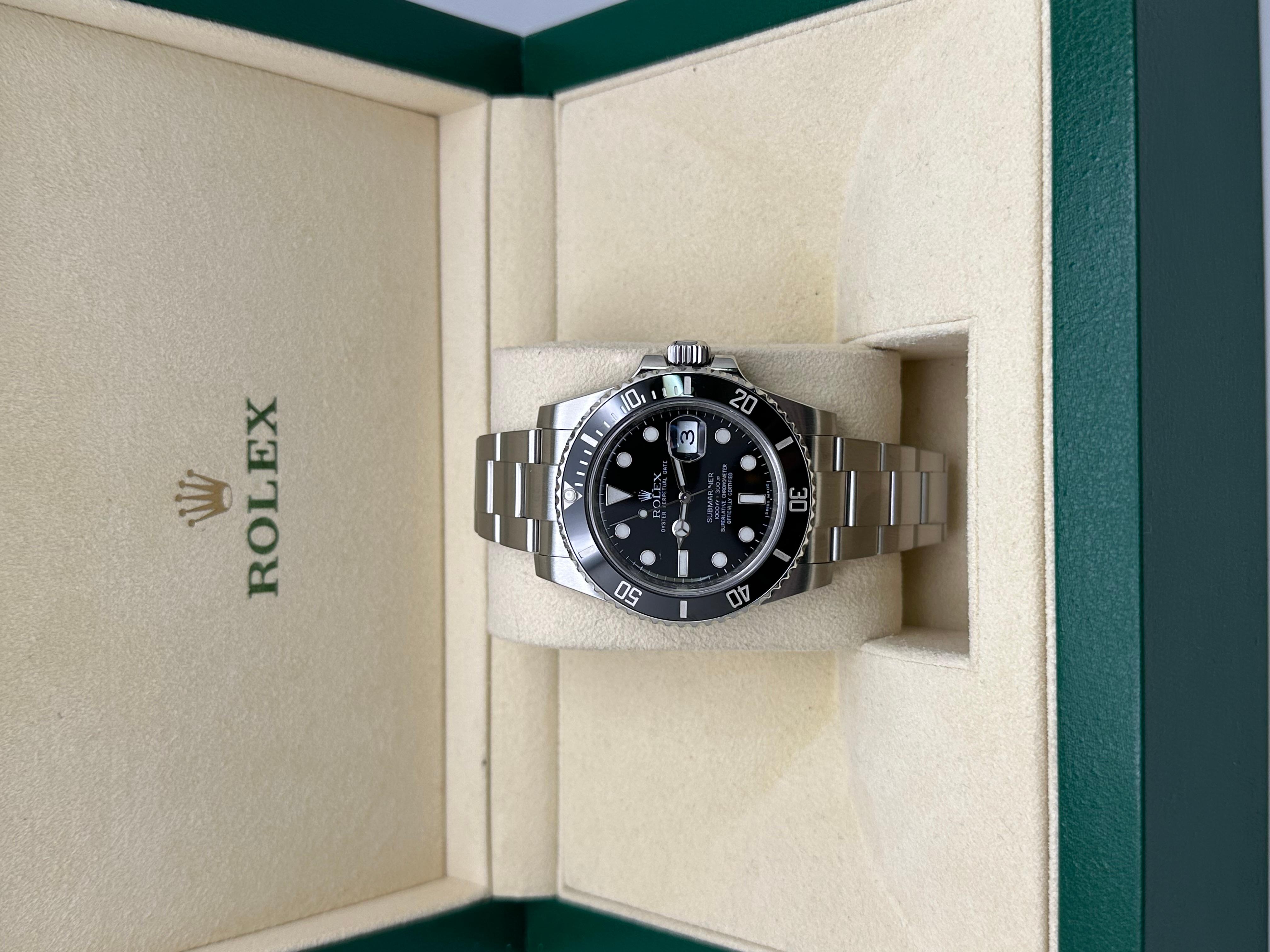 Rolex Submariner 116610 Date Black Ceramic Stainless Steel Box 4
