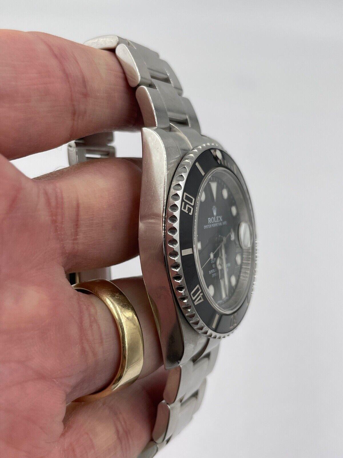 Rolex Submariner 116610 Edelstahl-Armbanduhr  im Zustand „Gut“ in Los Angeles, CA