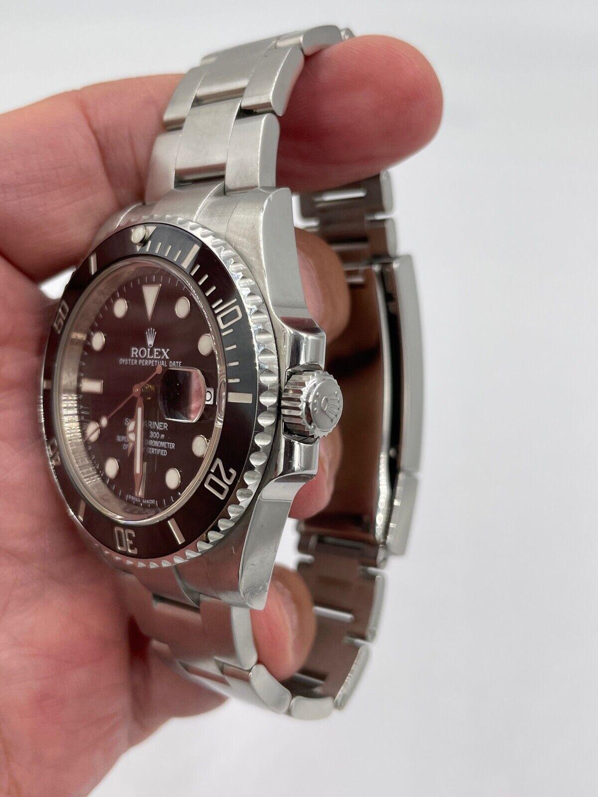 Contemporain Montre-bracelet Rolex Submariner 116610 en acier inoxydable 