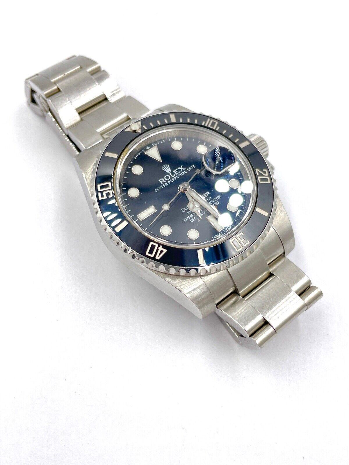 Contemporary Rolex Submariner 116610 Stainless Steel Wristwatch 