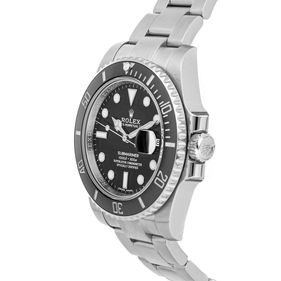 Rolex Submariner 116610LN, Black Dial, Certified and Warranty In Excellent Condition In Miami, FL