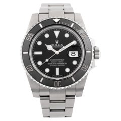 Montre automatique Rolex Submariner 116610ln avec cadran noir en acier inoxydable