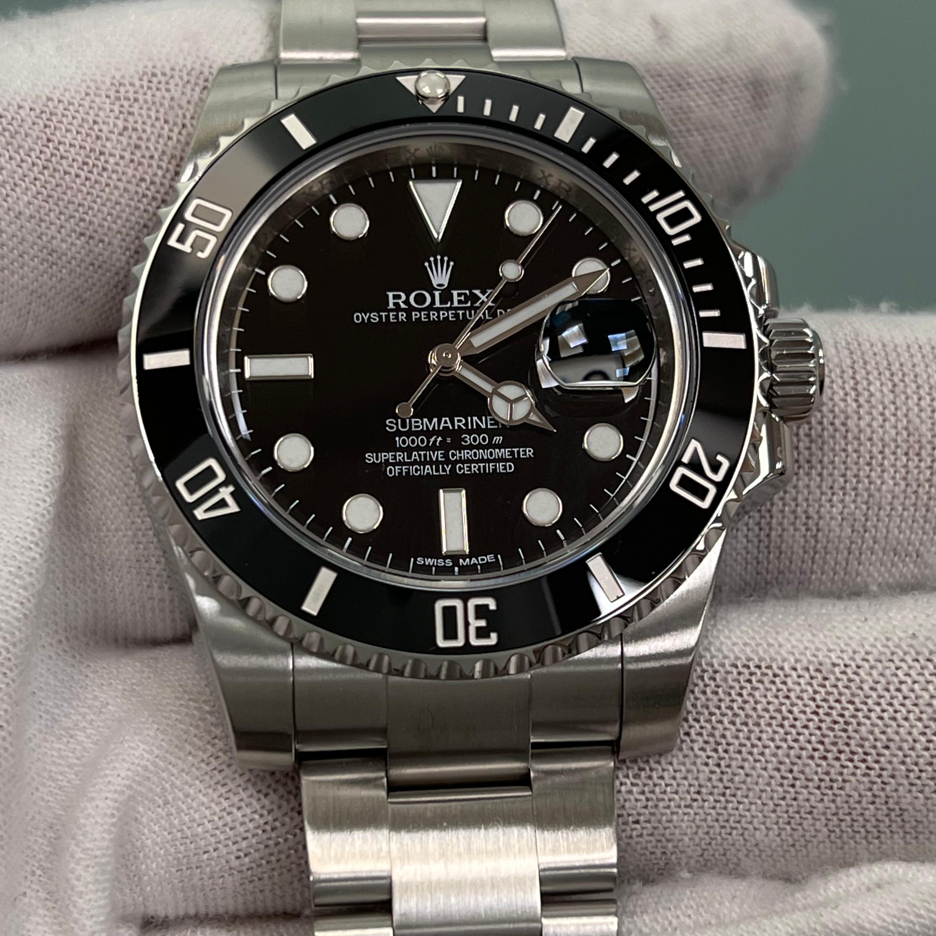 Rolex Submariner 116610LN Black Ceramic Stainless Steel 40mm For Sale 4