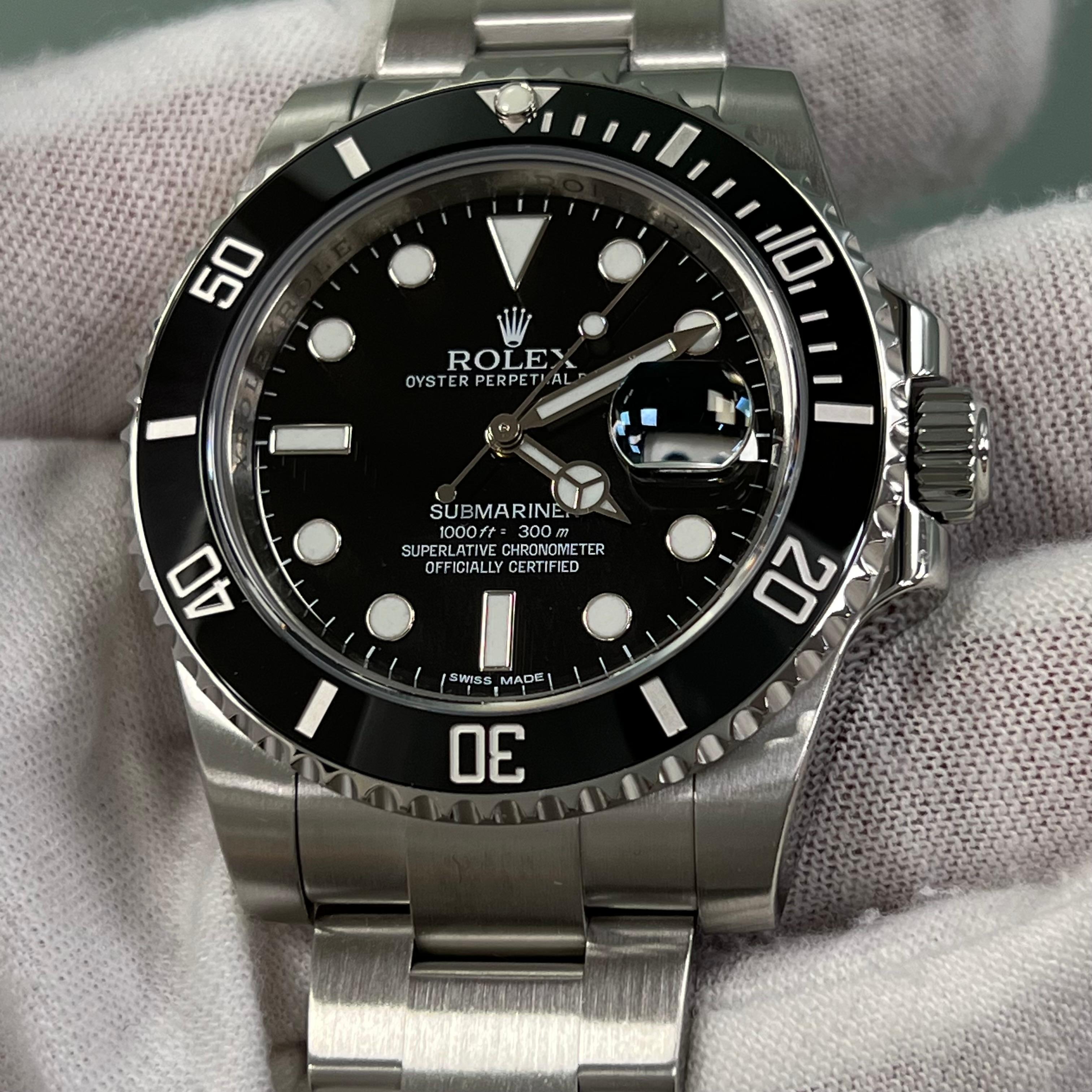 Rolex Submariner 116610LN Black Ceramic Stainless Steel 40mm For Sale 5