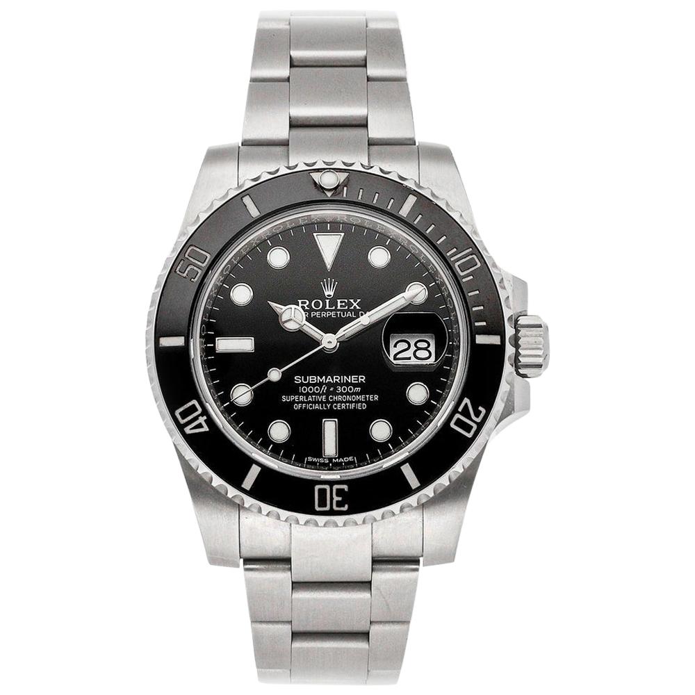 Rolex Submariner 116610LN, Black Dial, Certified and Warranty