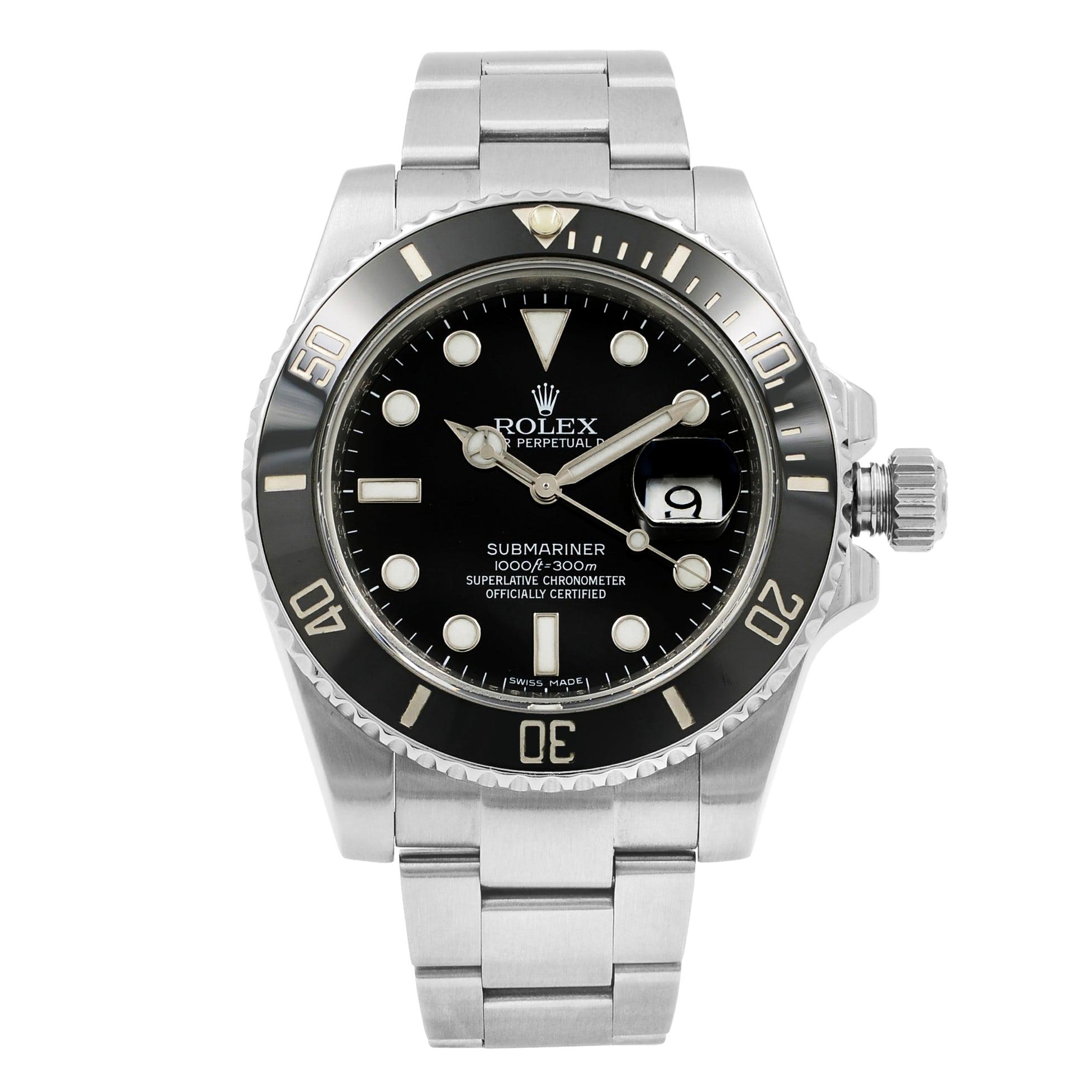 Rolex Submariner 116610LN Black Dial Stainless Steel Automatic Men's Watch
