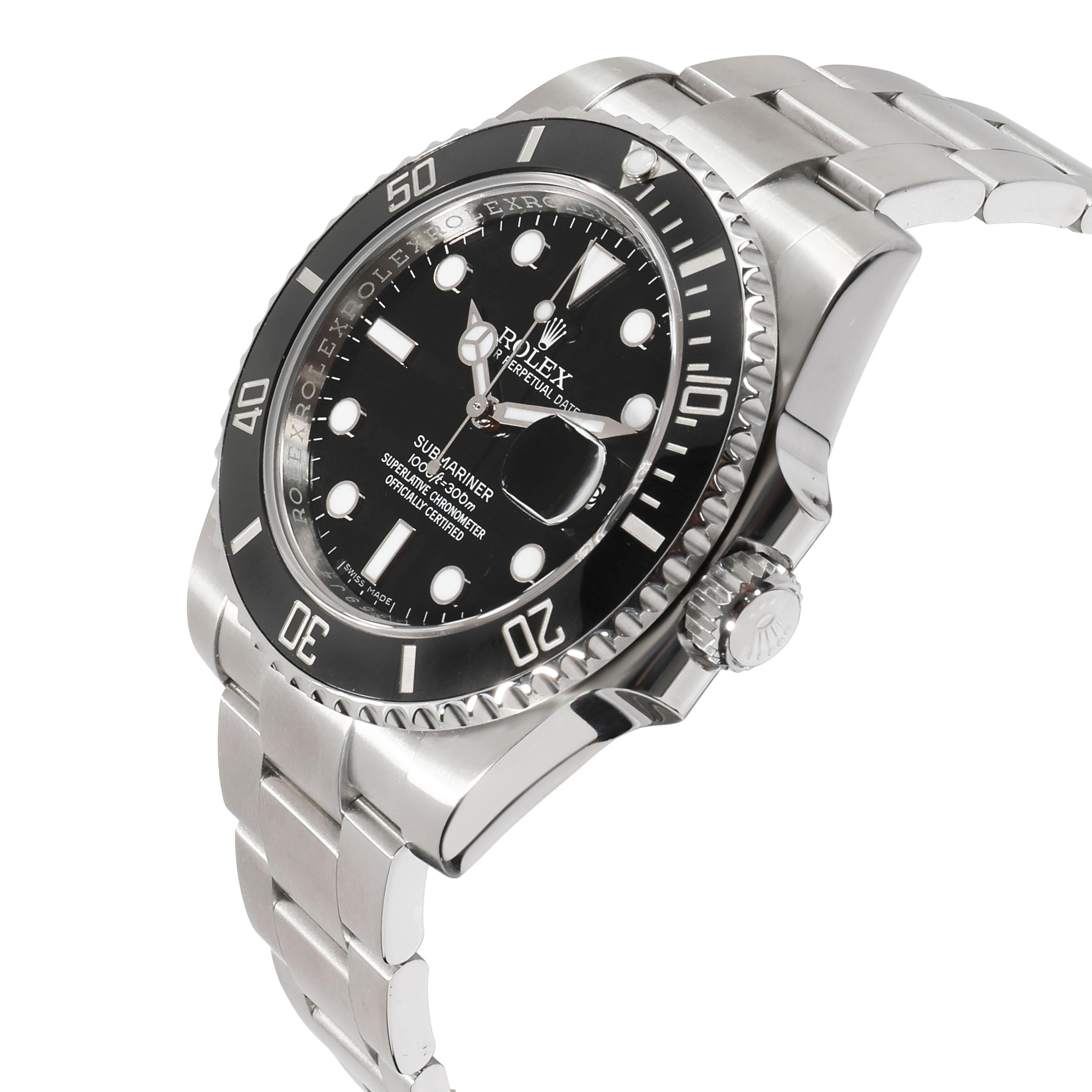 Rolex Submariner 116610LN Men's Watch in Stainless Steel In Excellent Condition In New York, NY