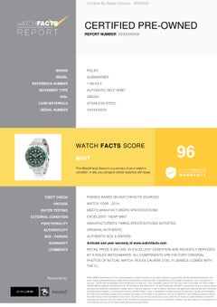 Rolex Submariner 116610LV, Green Dial, Certified and Warranty