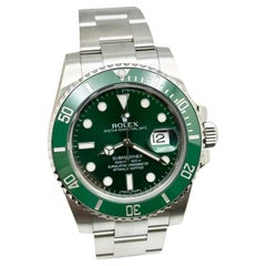 Rolex Submariner 116610LV Hulk Verde Cerámica Inoxidable Caja Papel