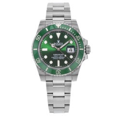 Rolex Submariner 116610LV Hulk Green Steel Ceramic Automatic Men's Watch