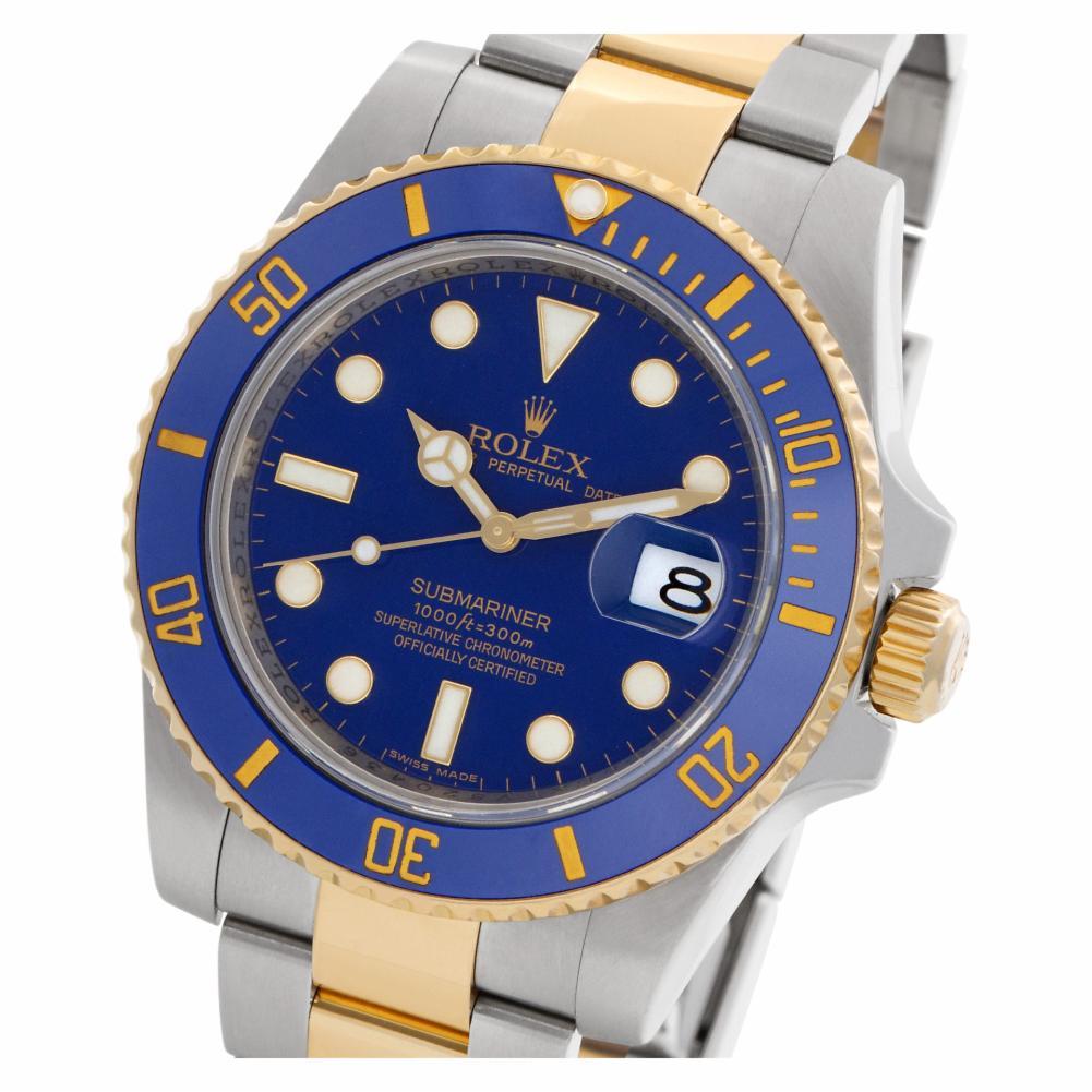 Rolex Submariner 116613, Blue Dial, Certified and Warranty 3