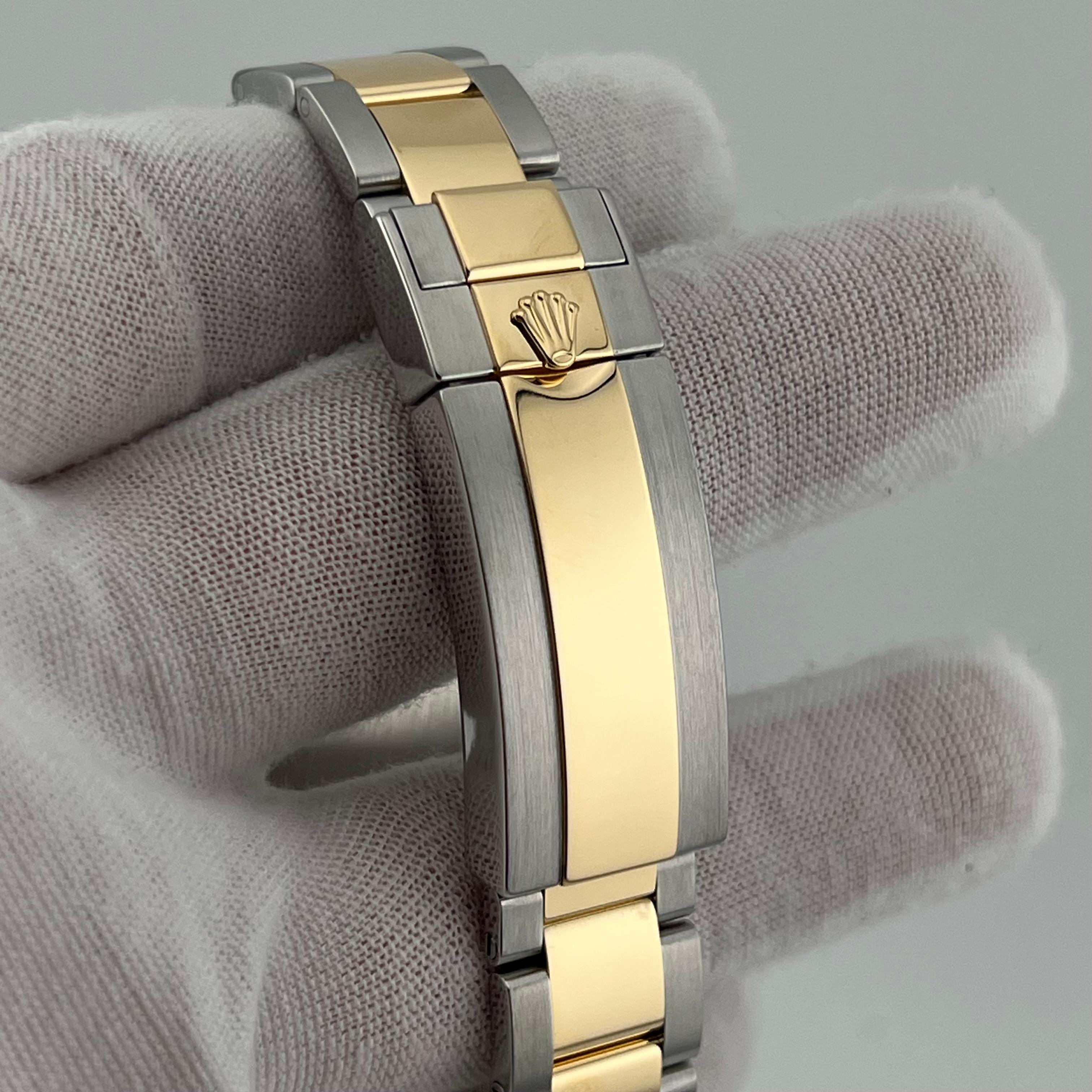 Rolex Submariner 116613 40mm Black Ceramic 18K Yellow Gold Stainless Steel Box For Sale 2