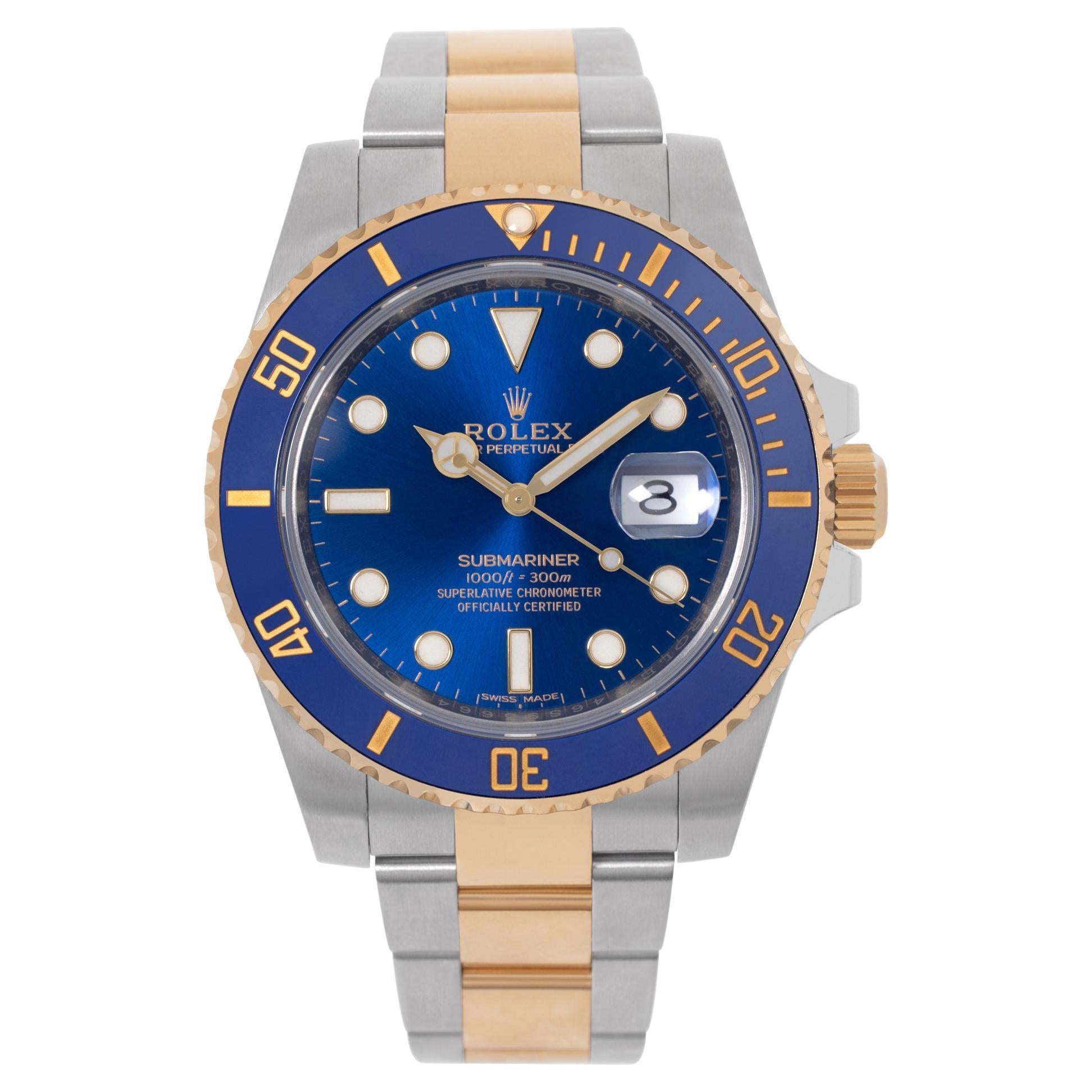 Rolex Submariner 116613 Automatic Watch Stainless Steel Blue Dial