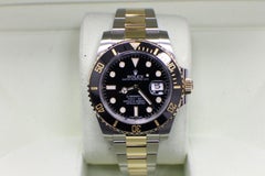 Rolex Submariner 116613 Black Ceramic 18K Yellow Gold & Steel Box & Papers 2016