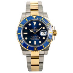 Rolex Submariner 116613, Blue Dial, Certified and Warranty