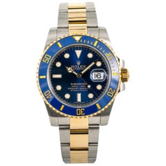 Rolex Submariner 116613, Blue Dial, Certified and Warranty